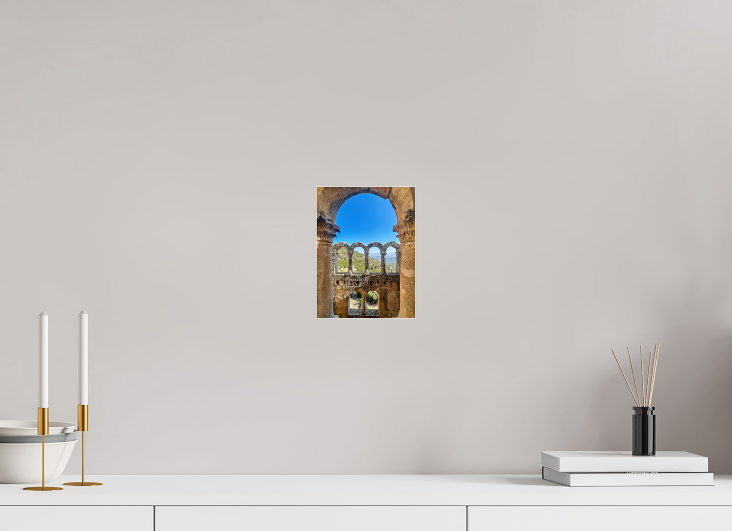 Echoes of History: "The Arches of Alahan Monastery" - photo print