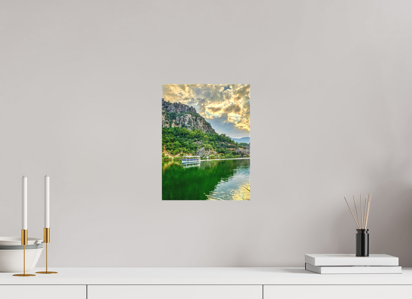 Glide Through Ancient Wonders: "Dalyan Channel" - photo print