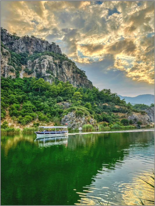 Glide Through Ancient Wonders: "Dalyan Channel" - photo print