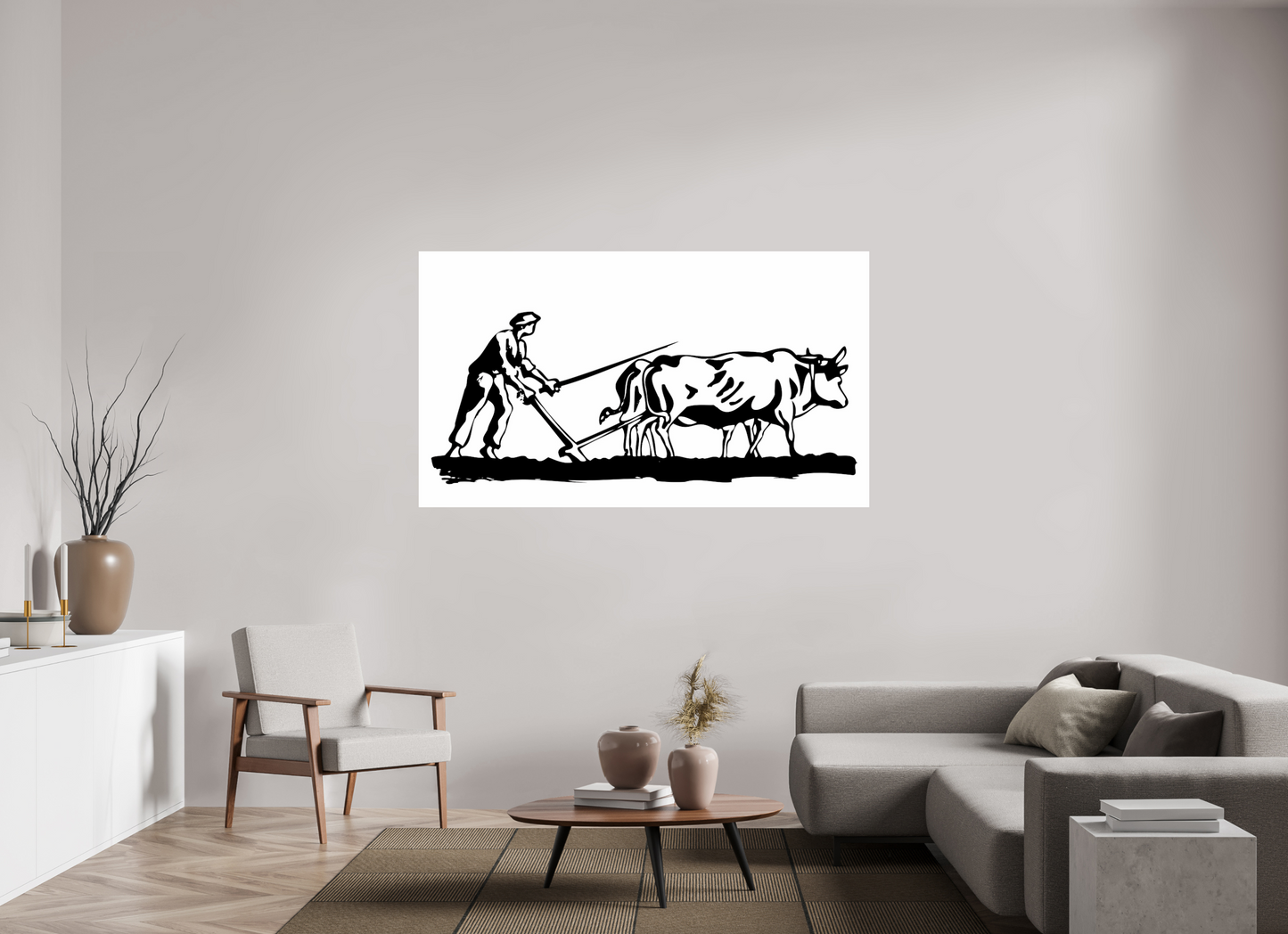 70 x 39.4″, Fine Art Print on Hahnemühle Paper A Homage to Diligence: "The Raw Effort" - illustration print