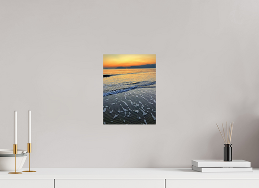 9 x 12″, ChromaLuxe HD Metal Print Capture the Essence of Coastal Calm: "Seaside" - photo print