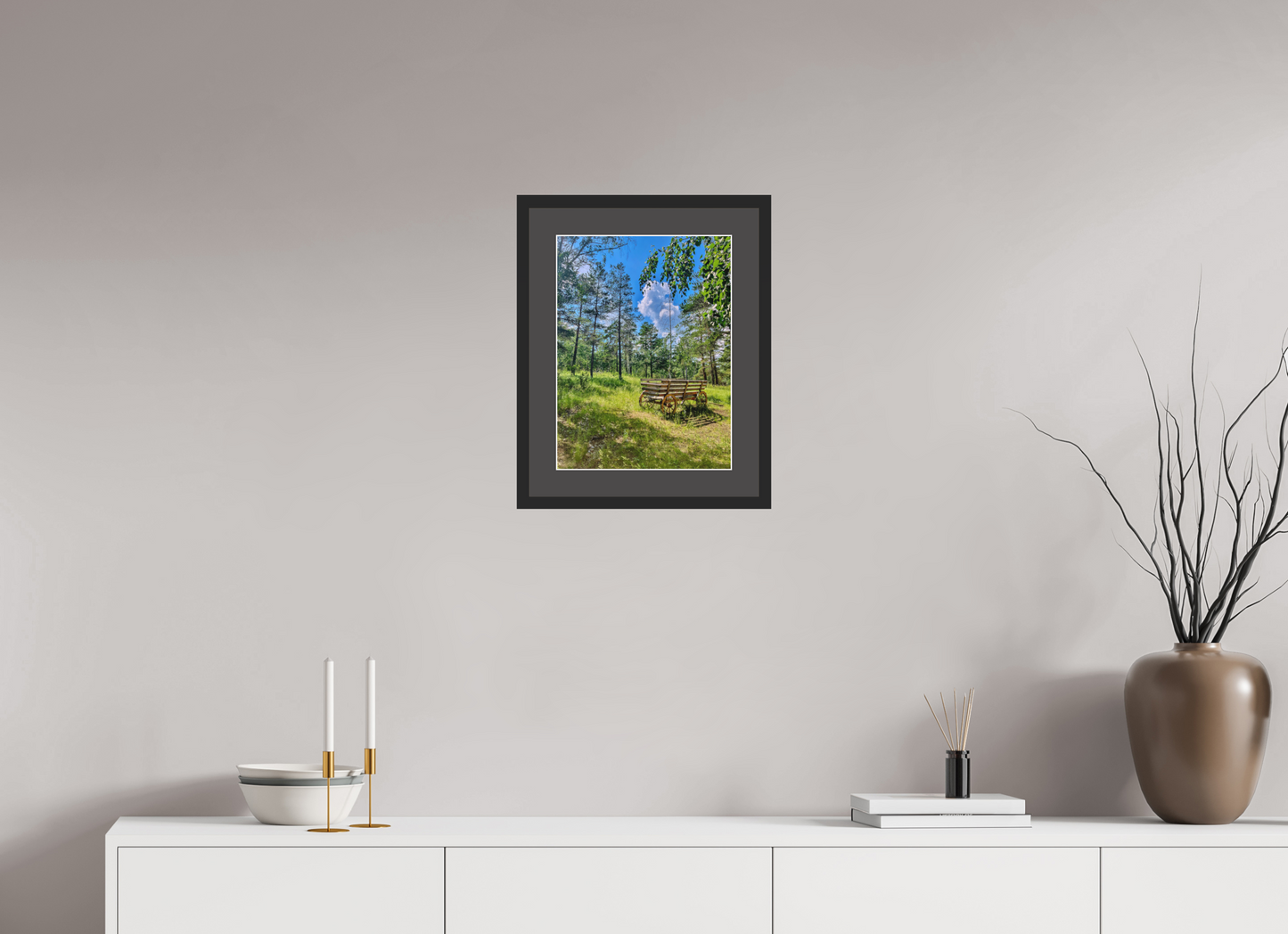 Wheels on Green - photo print
