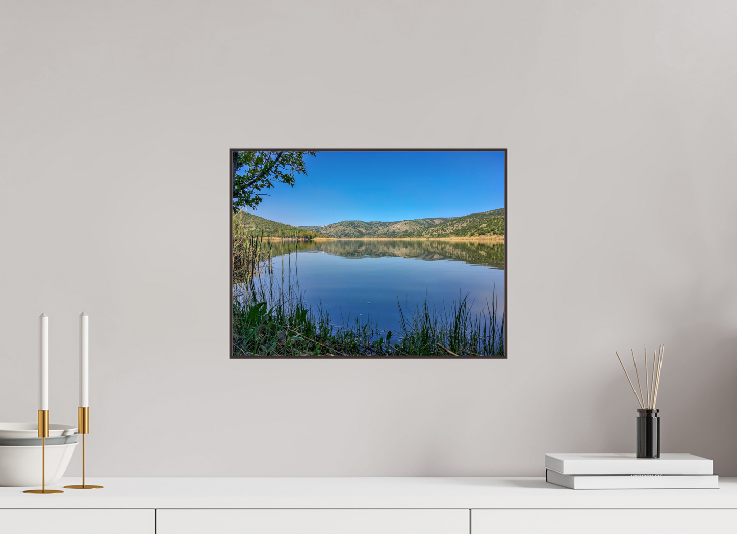 Capture the Serenity of "Lake Eymir": A Moment of Tranquility for Your Walls - photo print