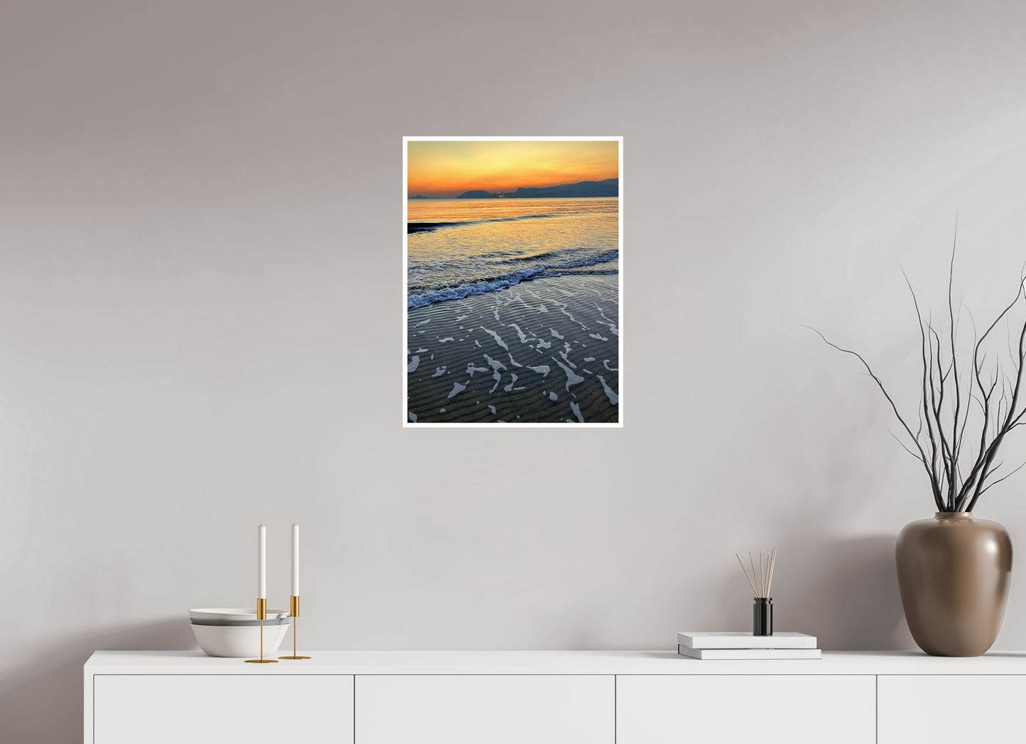 Capture the Essence of Coastal Calm: "Seaside" - photo print