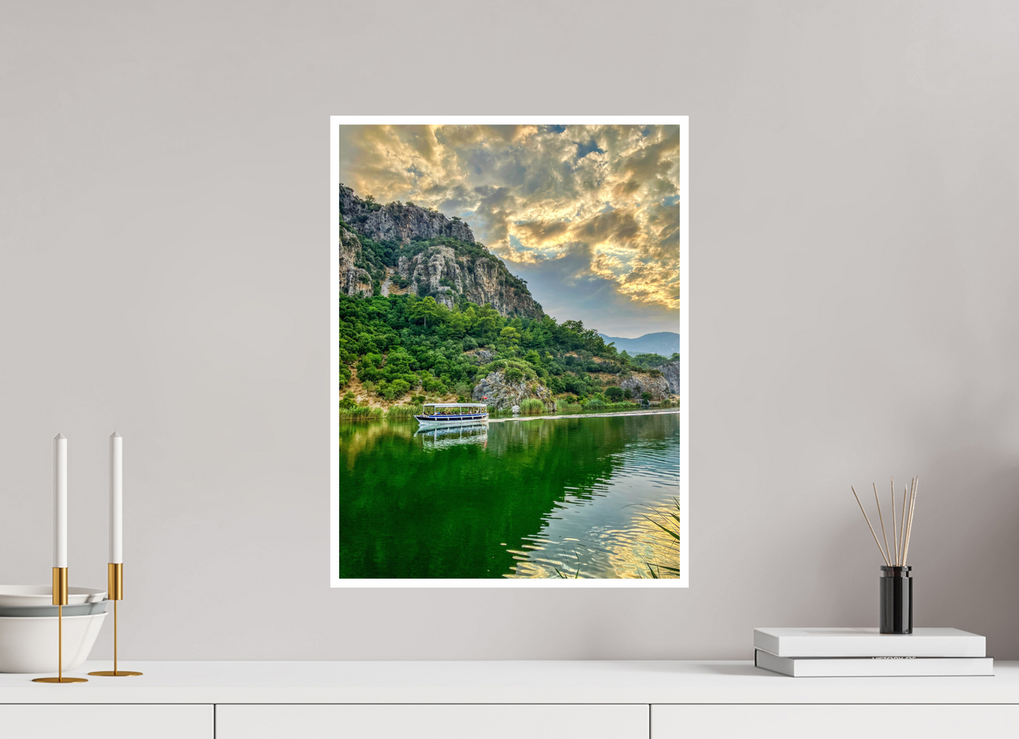 Glide Through Ancient Wonders: "Dalyan Channel" - photo print