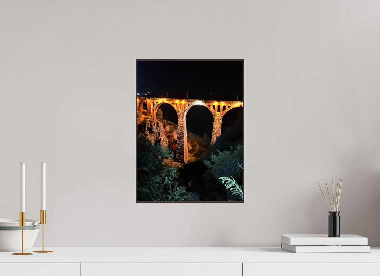 Cross into History: The Legendary "Varda Bridge" - photo print