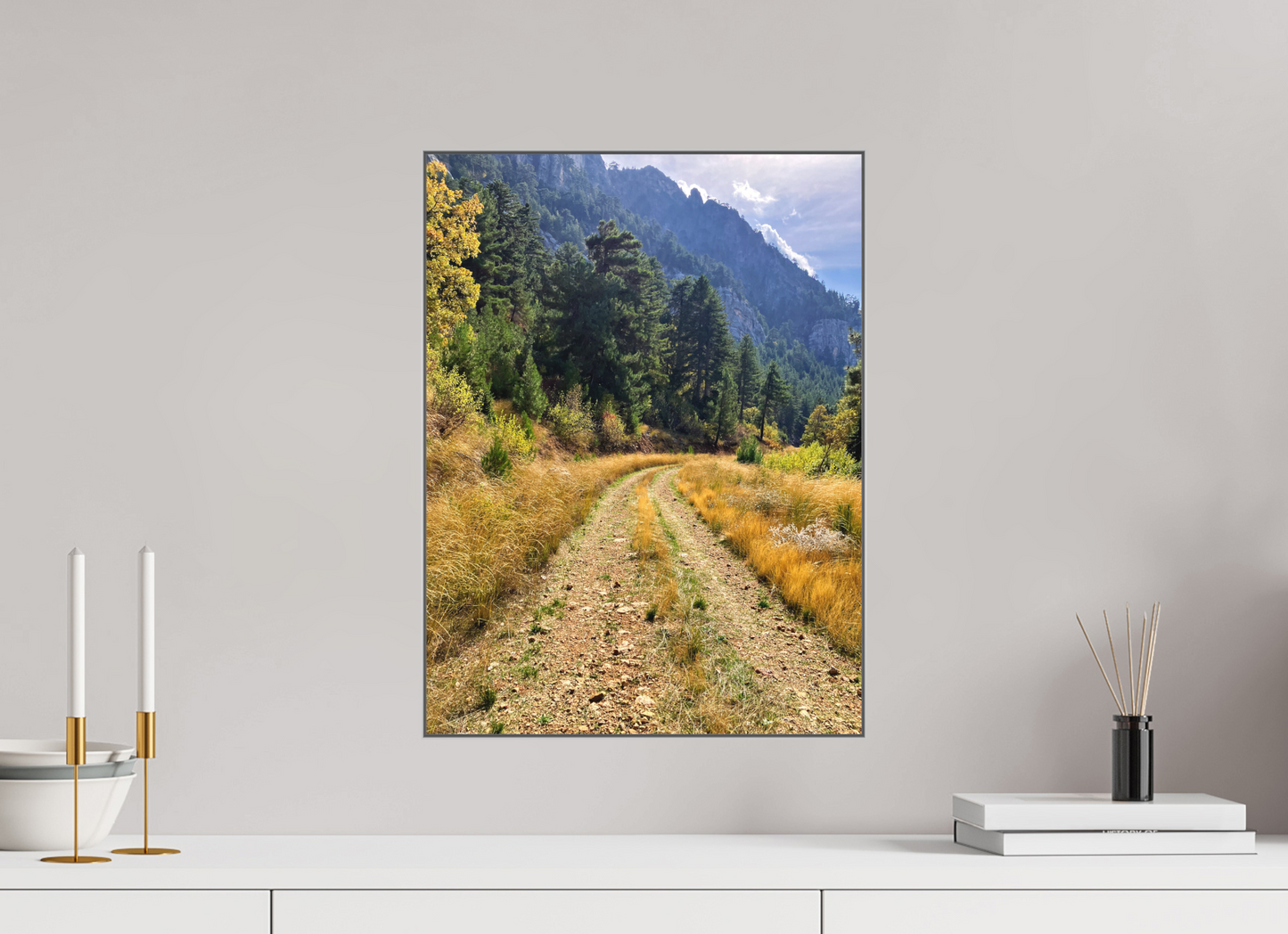 Embrace the Journey: "Down the Trail" - photo print