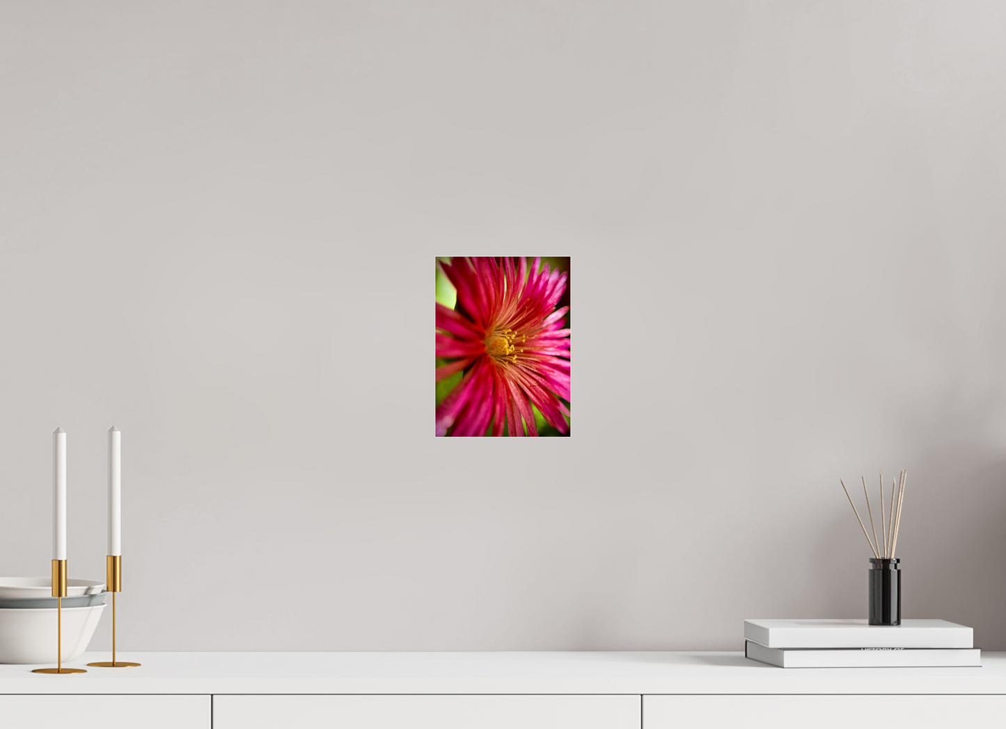 Witness the Ephemeral Art of Winter: "Close-up Trailing Ice Flower" - photo print