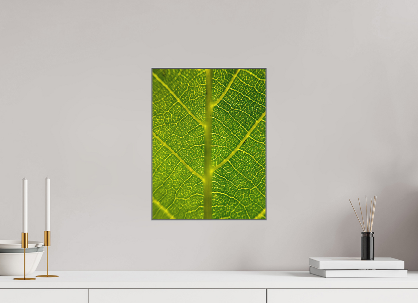Discover the Beauty in Simplicity: "The Leaf" - photo print