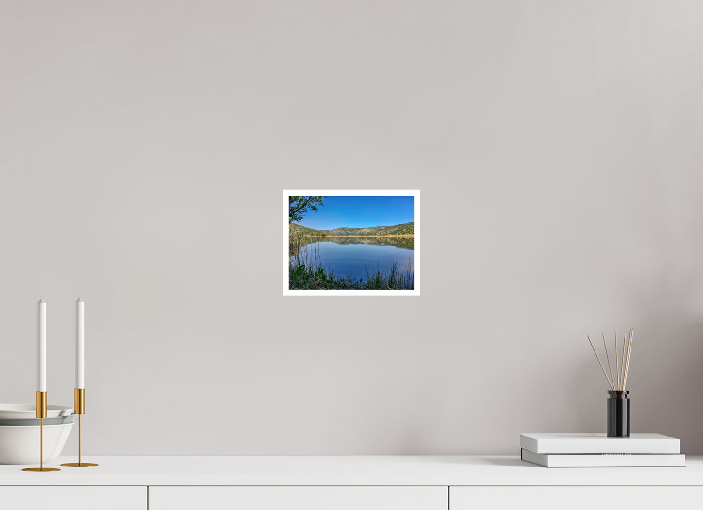 Capture the Serenity of "Lake Eymir": A Moment of Tranquility for Your Walls - photo print