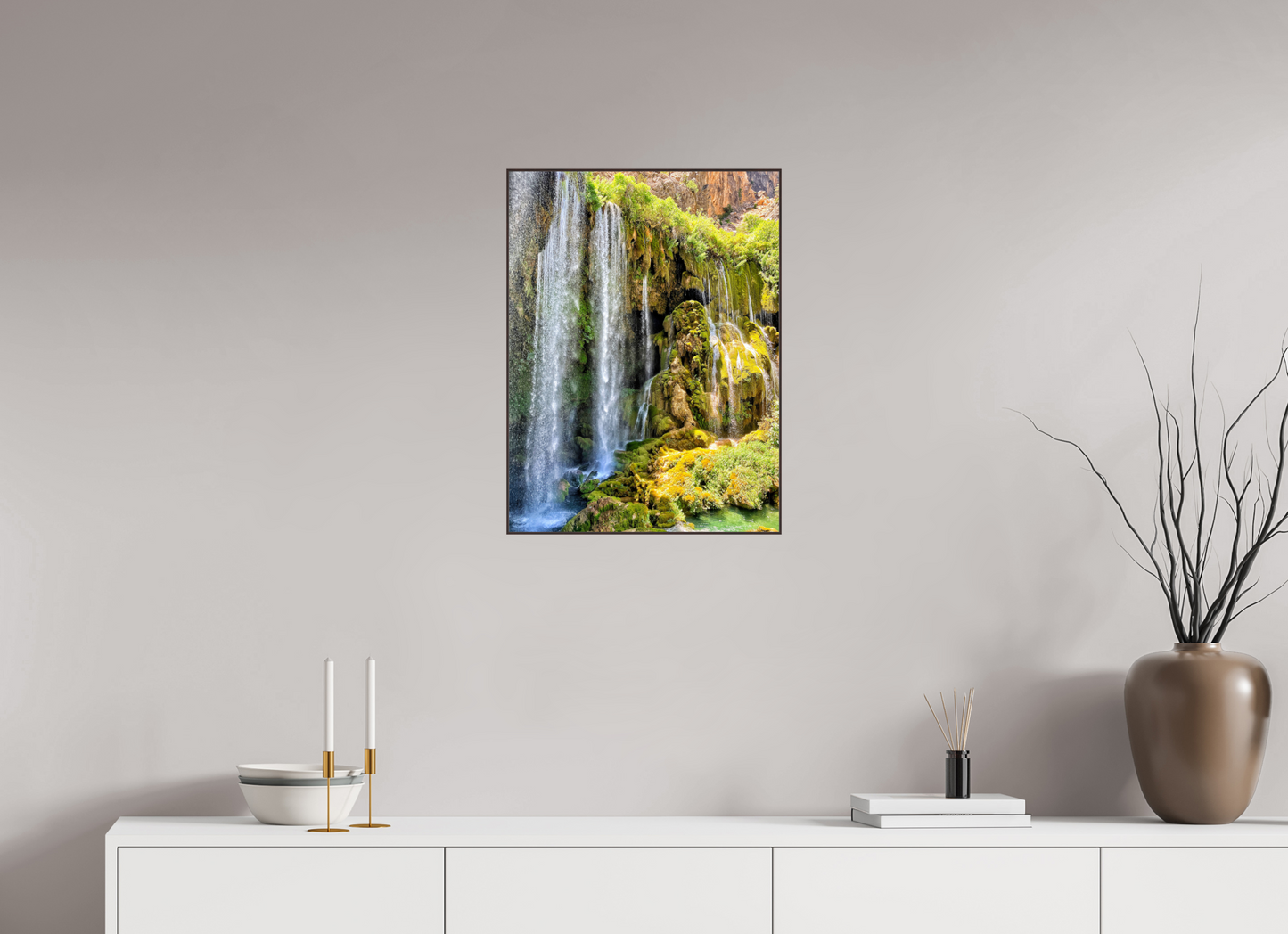 Experience the Power and Serenity of Nature: "The Waterfall" - photo print