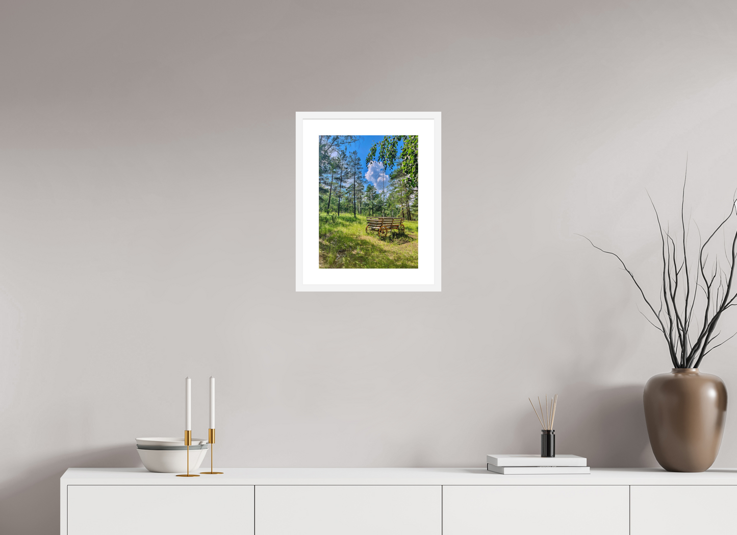 Wheels on Green - photo print