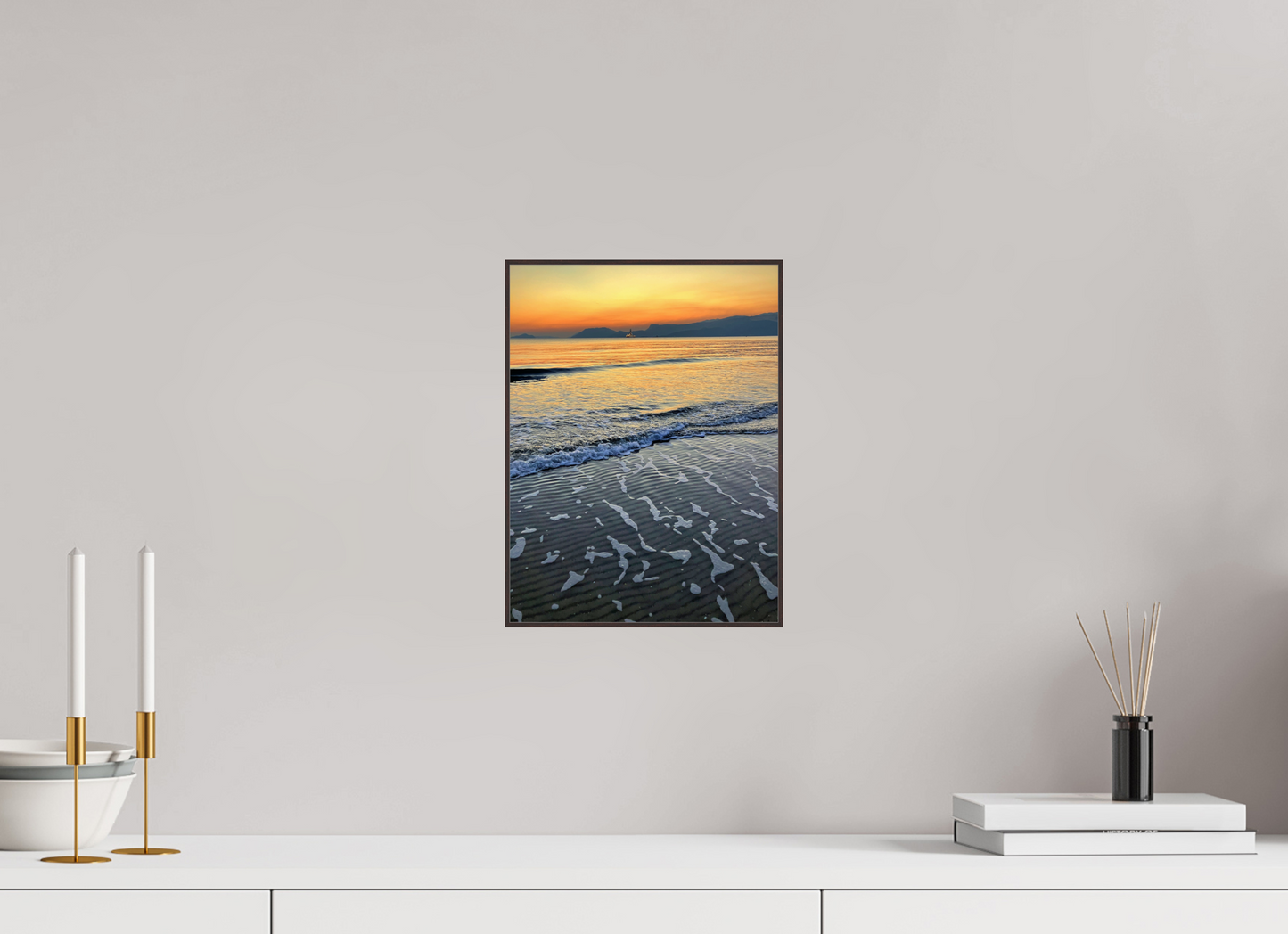 Capture the Essence of Coastal Calm: "Seaside" - photo print