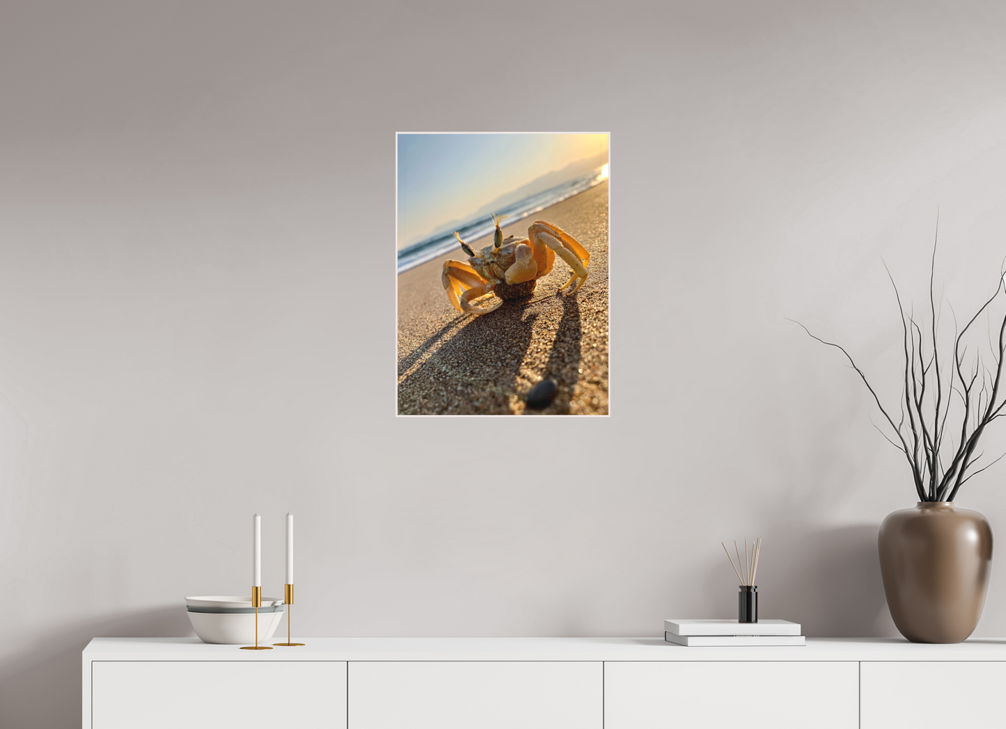 Explore the Intricate World of the Shore: "The Crab" - photo print