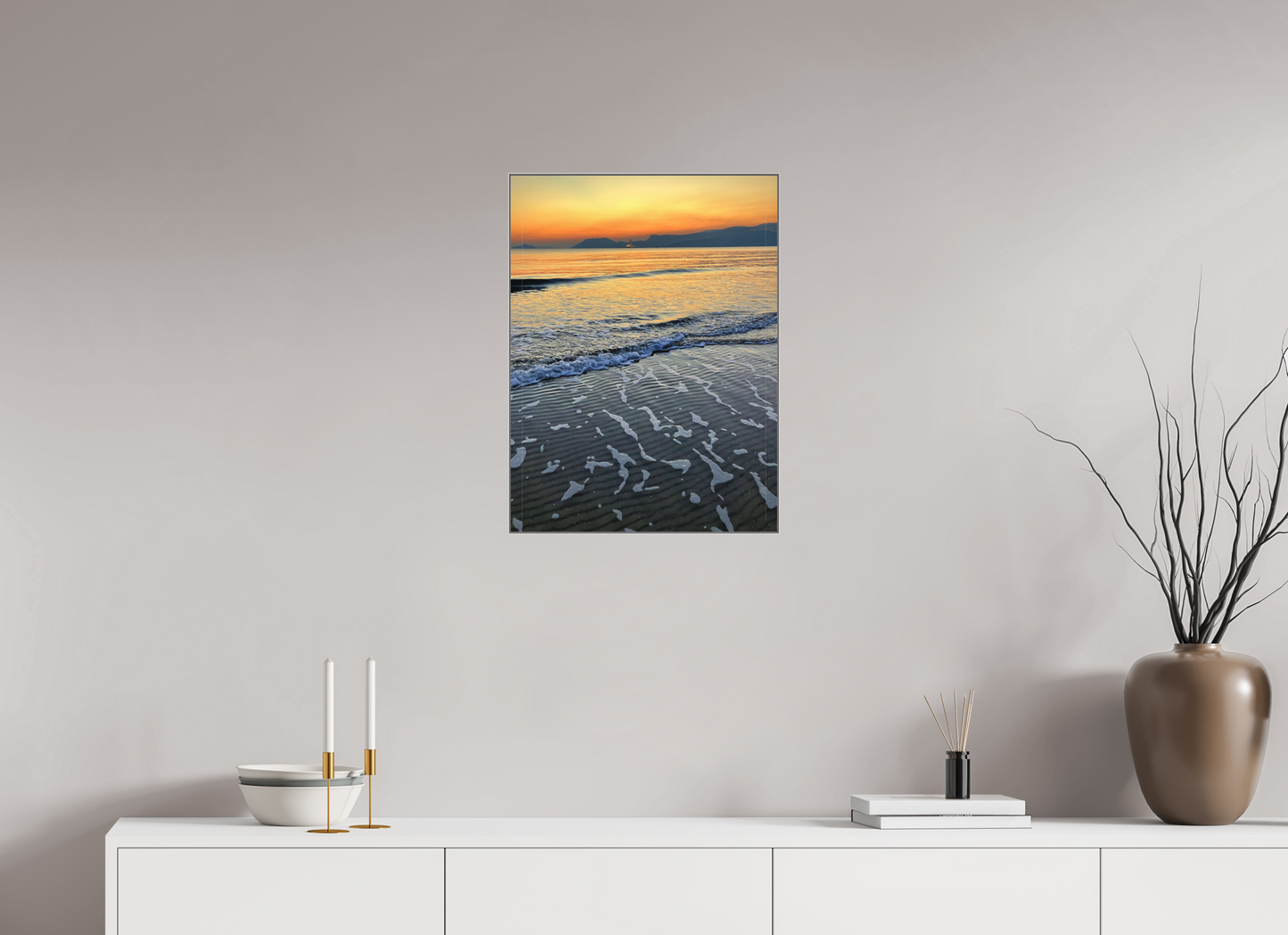 Capture the Essence of Coastal Calm: "Seaside" - photo print