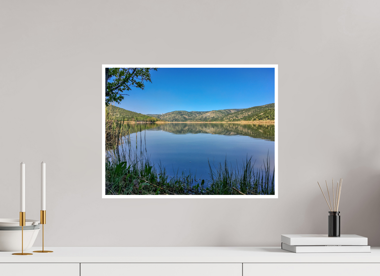Capture the Serenity of "Lake Eymir": A Moment of Tranquility for Your Walls - photo print