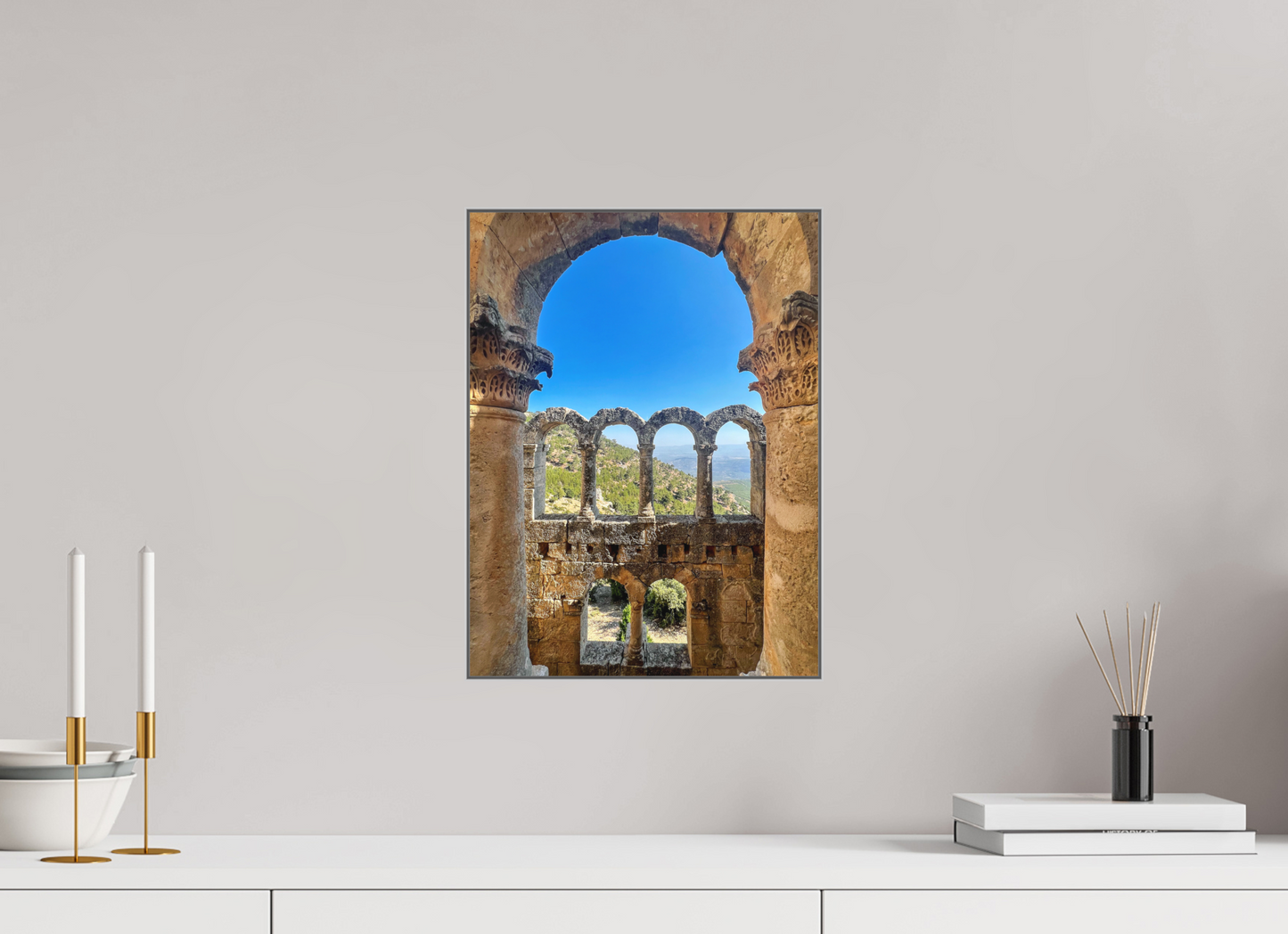 Echoes of History: "The Arches of Alahan Monastery" - photo print