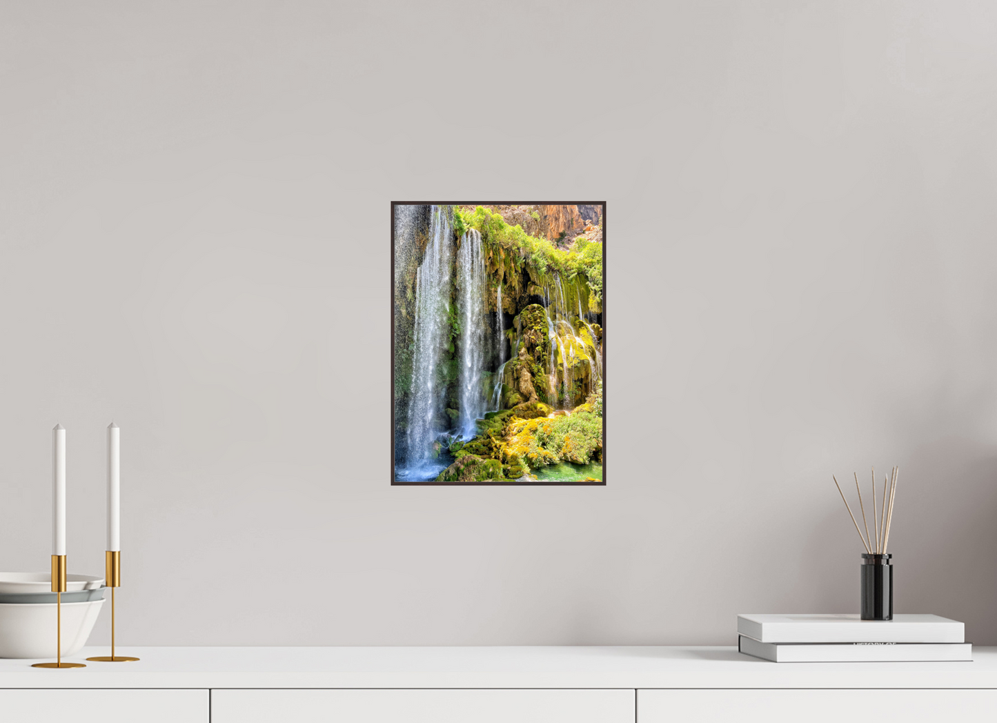 Experience the Power and Serenity of Nature: "The Waterfall" - photo print
