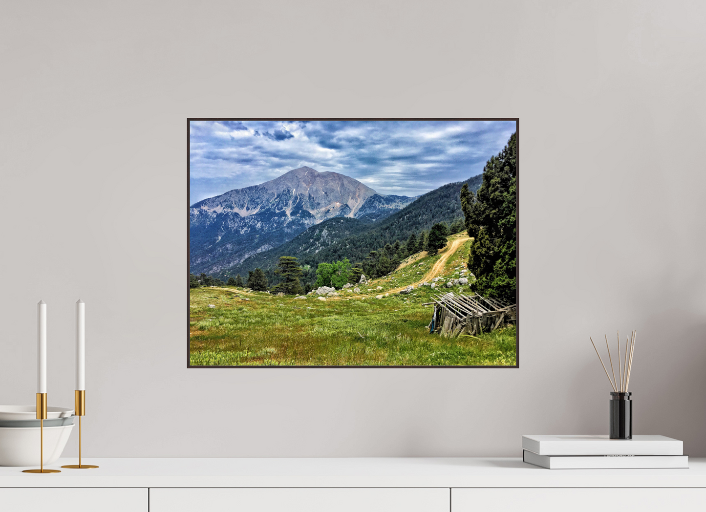 Follow the Path to Adventure: "The Mountain Trail" - photo print