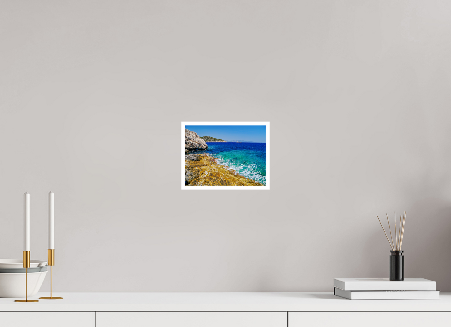 Dive into the Azure Dream: "Mediterranean Sea" - photo print