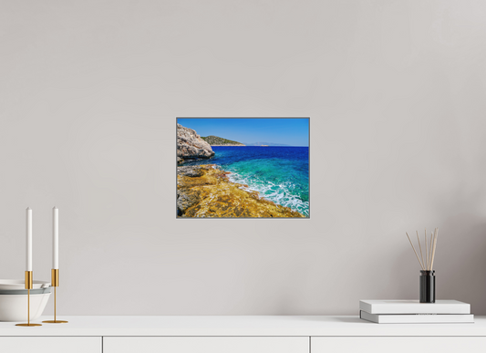 Dive into the Azure Dream: "Mediterranean Sea" - photo print