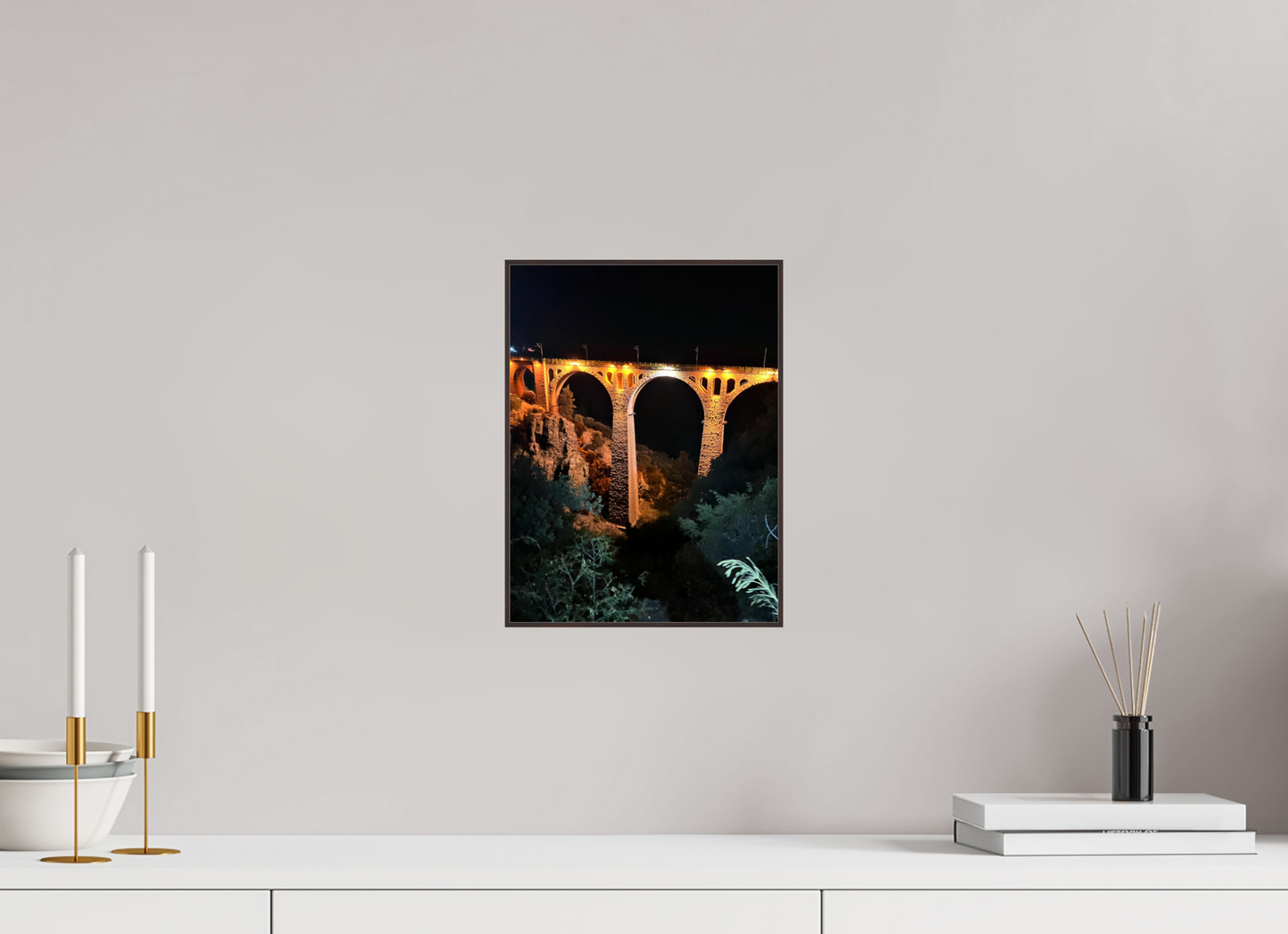 Cross into History: The Legendary "Varda Bridge" - photo print