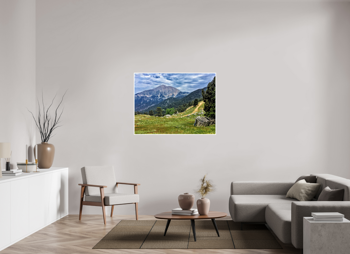48 x 36″, Fine Art Print on Hahnemühle Paper Follow the Path to Adventure: "The Mountain Trail" - photo print