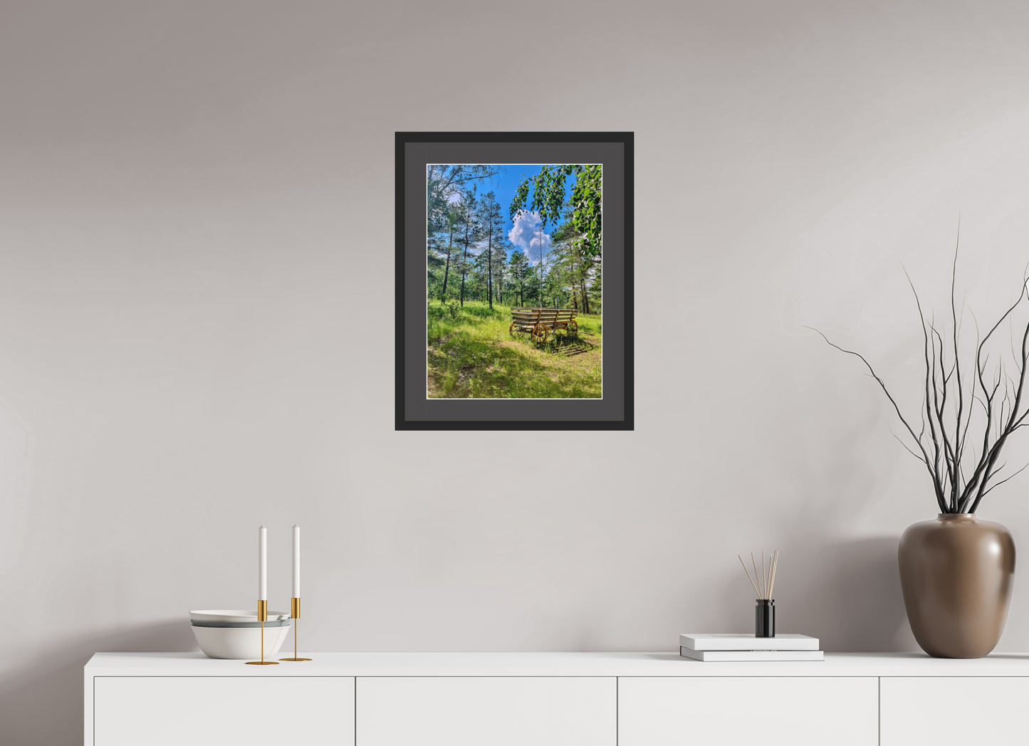 Wheels on Green - photo print
