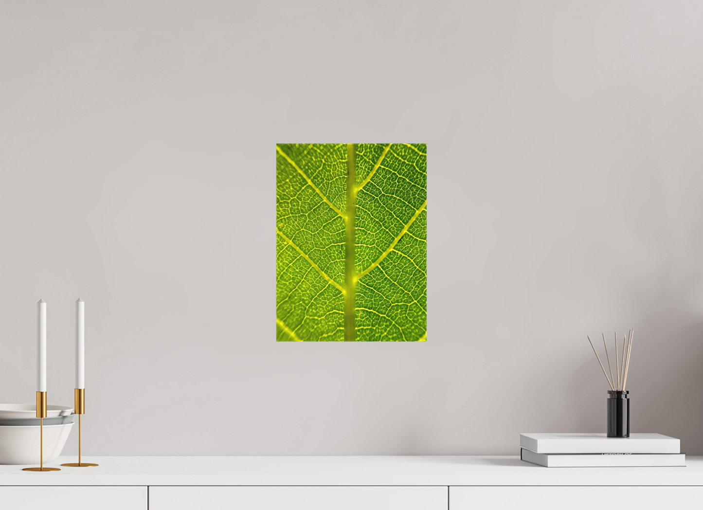 Discover the Beauty in Simplicity: "The Leaf" - photo print