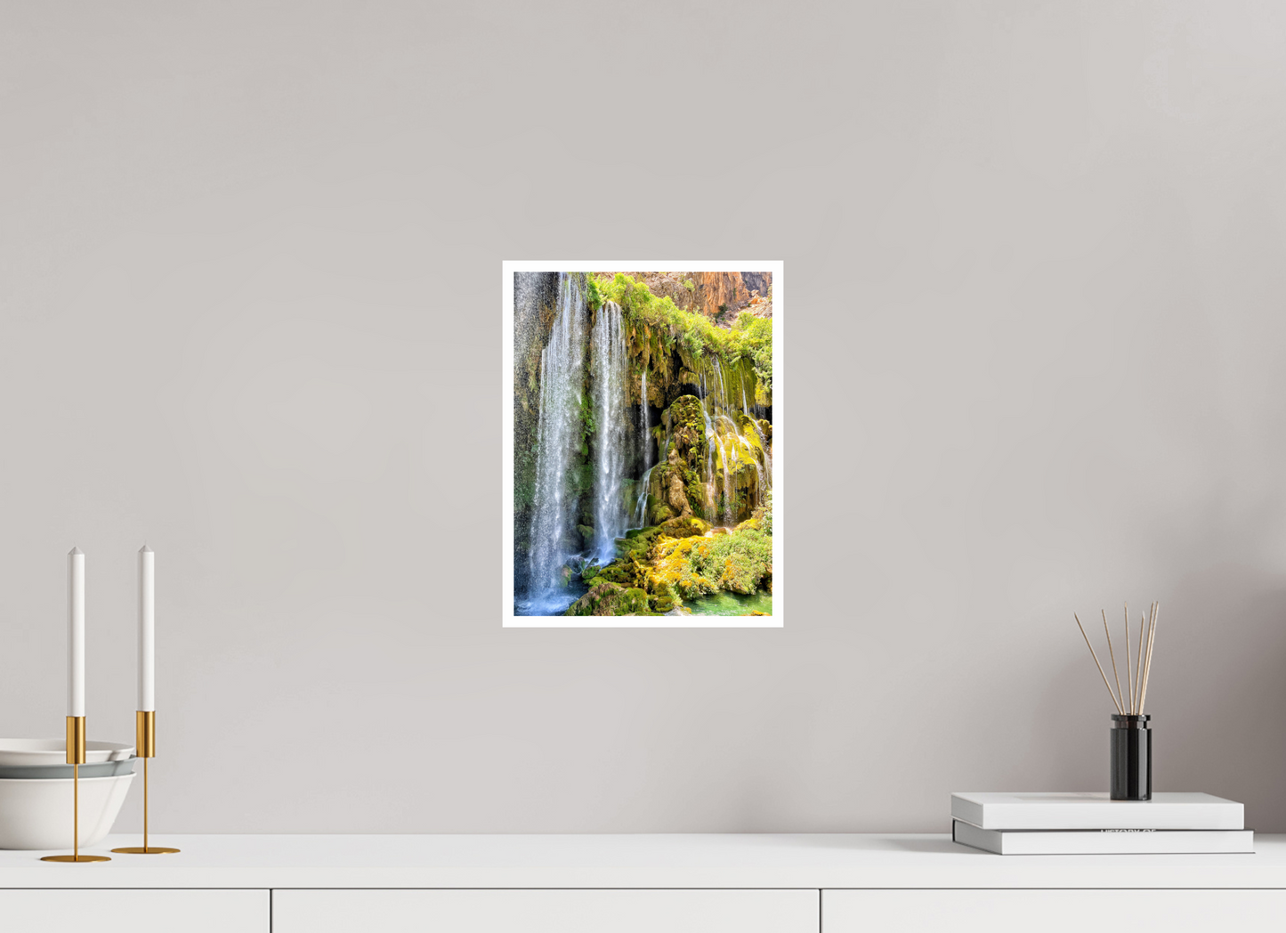Experience the Power and Serenity of Nature: "The Waterfall" - photo print