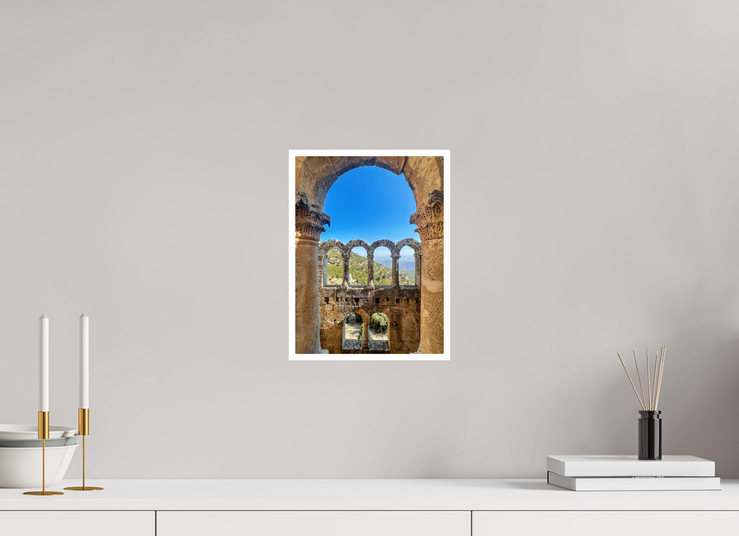 Echoes of History: "The Arches of Alahan Monastery" - photo print
