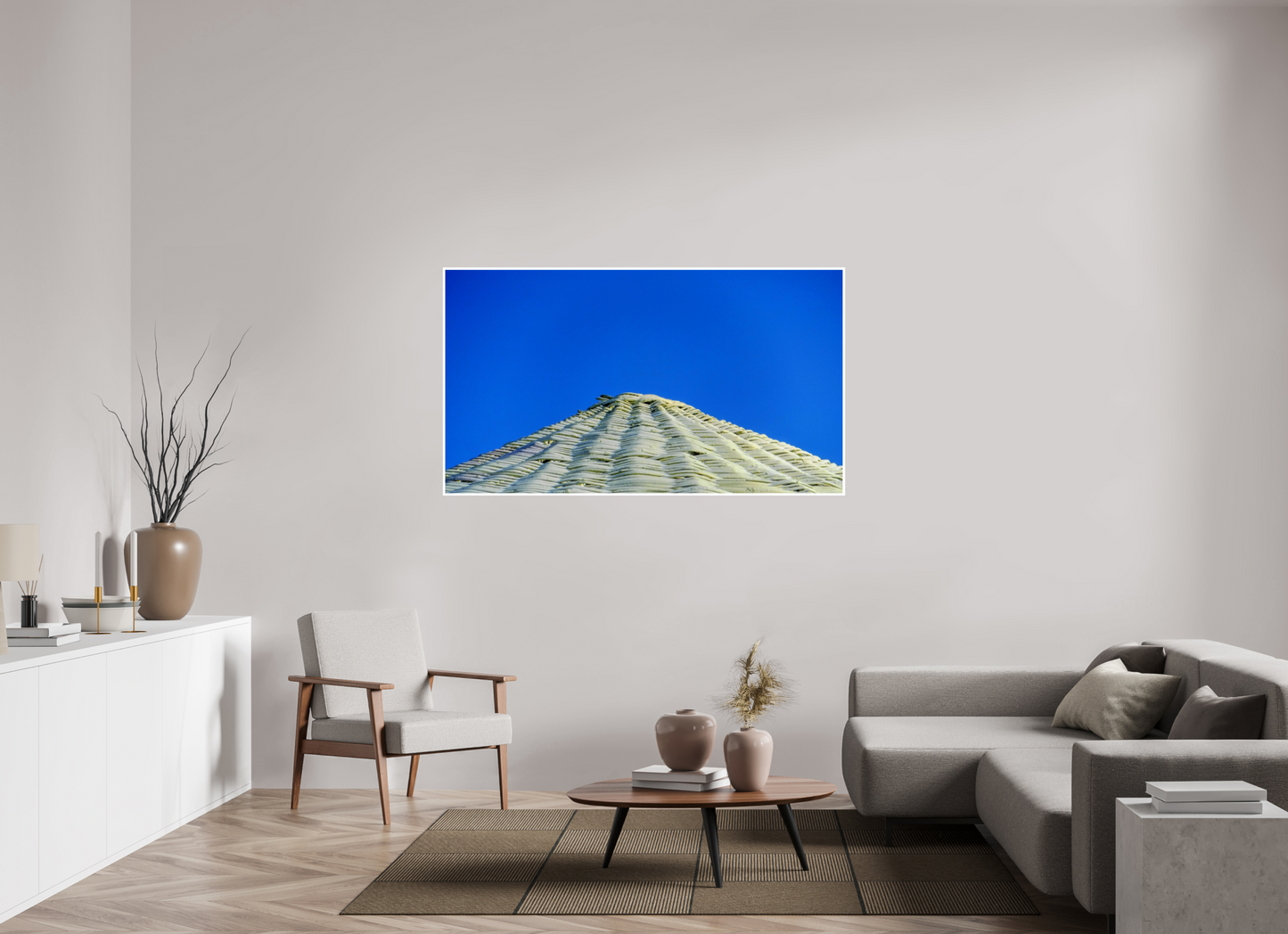 64 x 36″, Fine Art Print on Hahnemühle Paper Escape to Serenity: Bring the Calming Essence of the Coast into Your Home with "Beach Sky" - photo print