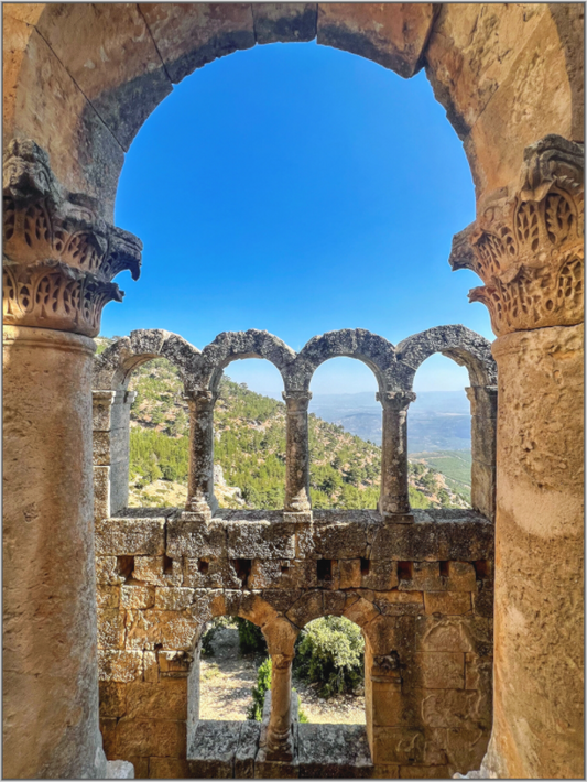 Echoes of History: "The Arches of Alahan Monastery" - photo print