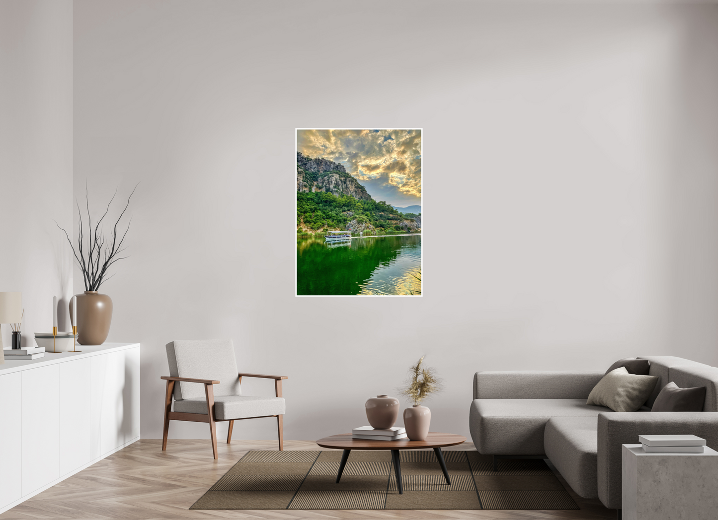 36 x 48″, Fine Art Print on Hahnemühle Paper Glide Through Ancient Wonders: "Dalyan Channel" - photo print