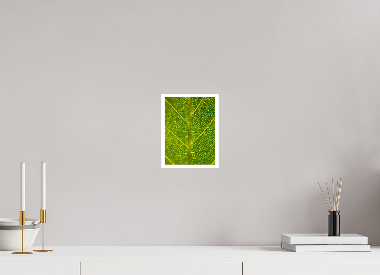 Discover the Beauty in Simplicity: "The Leaf" - photo print