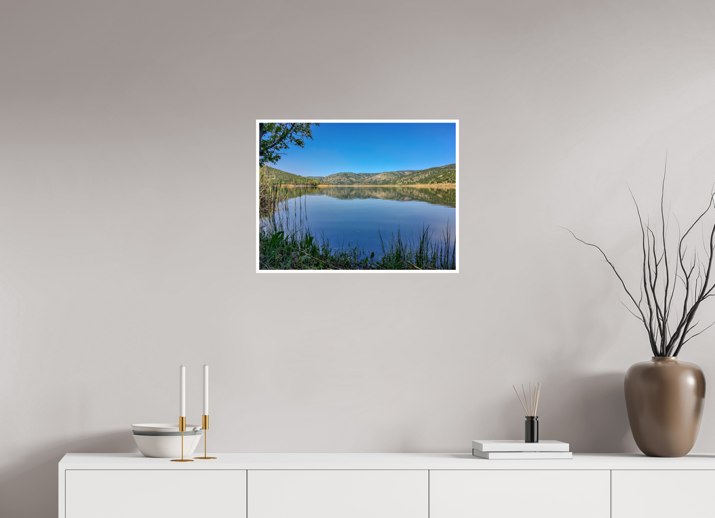 Capture the Serenity of "Lake Eymir": A Moment of Tranquility for Your Walls - photo print
