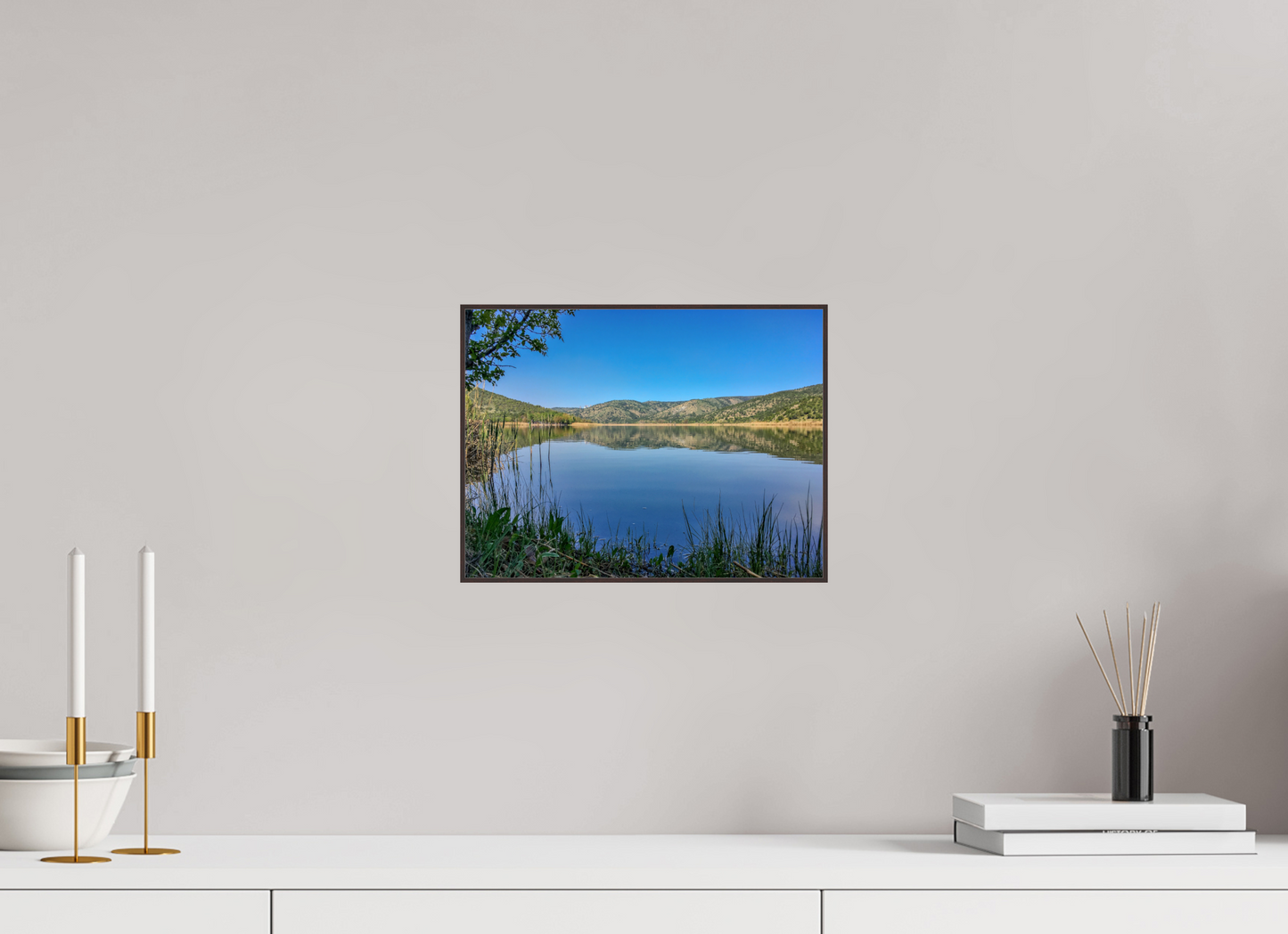 Capture the Serenity of "Lake Eymir": A Moment of Tranquility for Your Walls - photo print