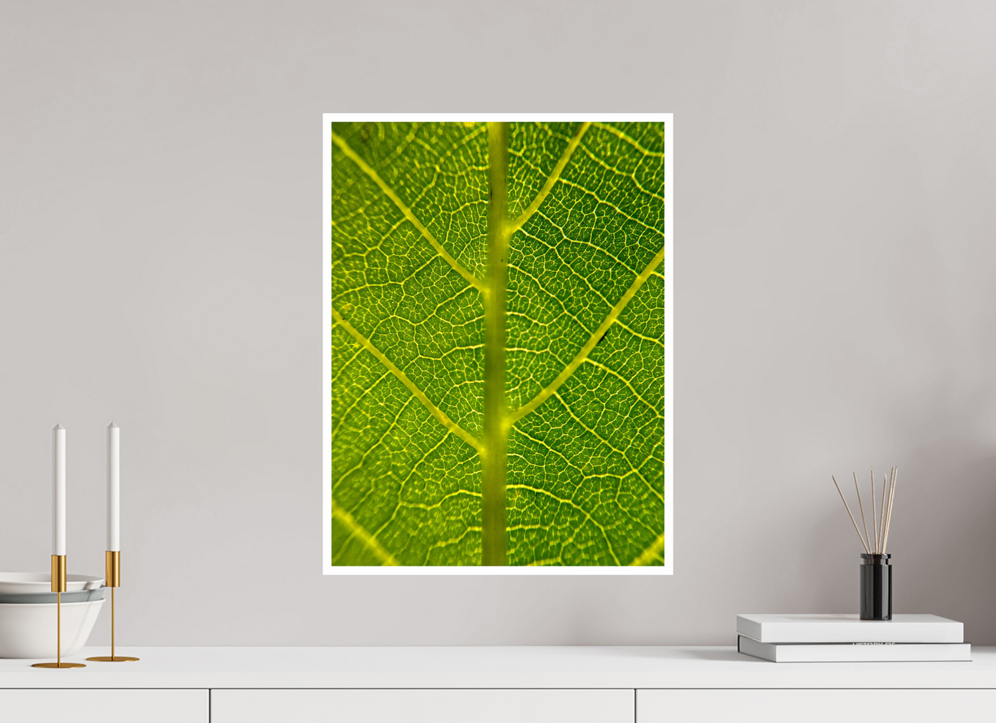Discover the Beauty in Simplicity: "The Leaf" - photo print