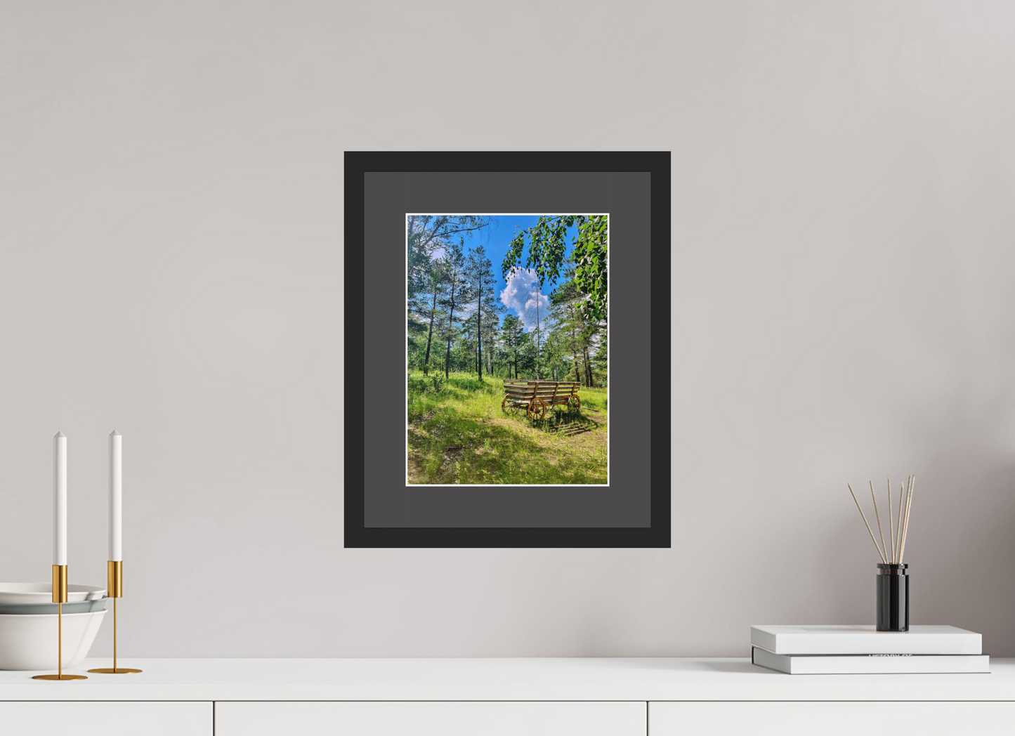 Wheels on Green - photo print