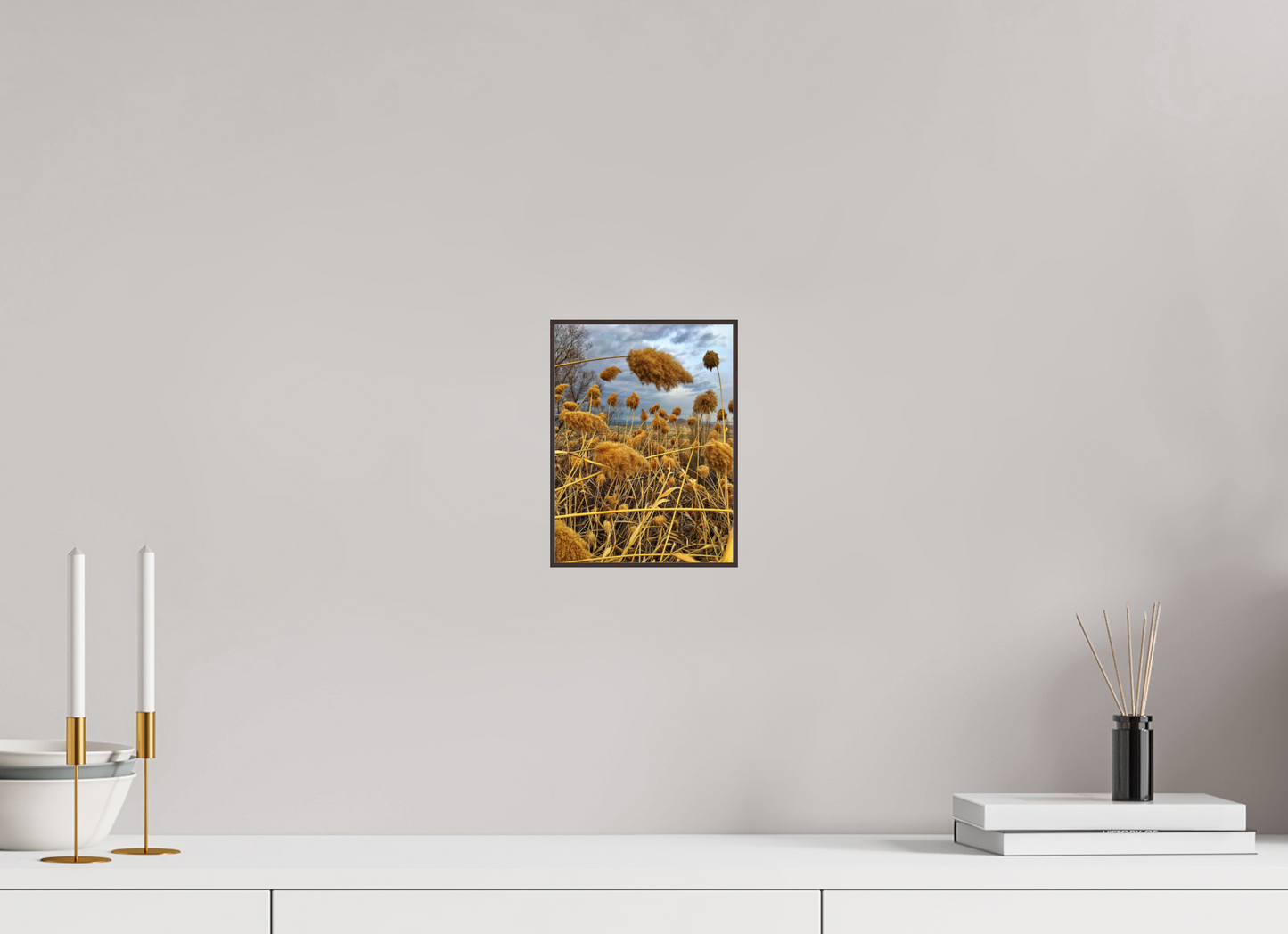 Bathe in the Warmth of Nature: "Golden Grass" - photo print