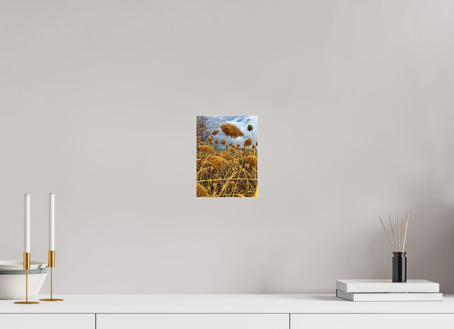 Bathe in the Warmth of Nature: "Golden Grass" - photo print
