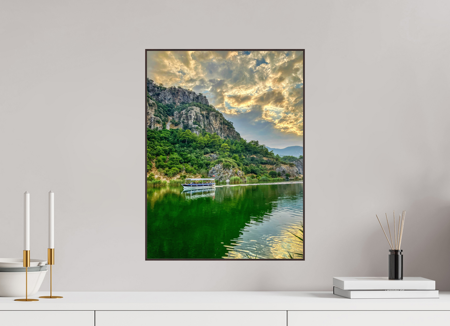 Glide Through Ancient Wonders: "Dalyan Channel" - photo print