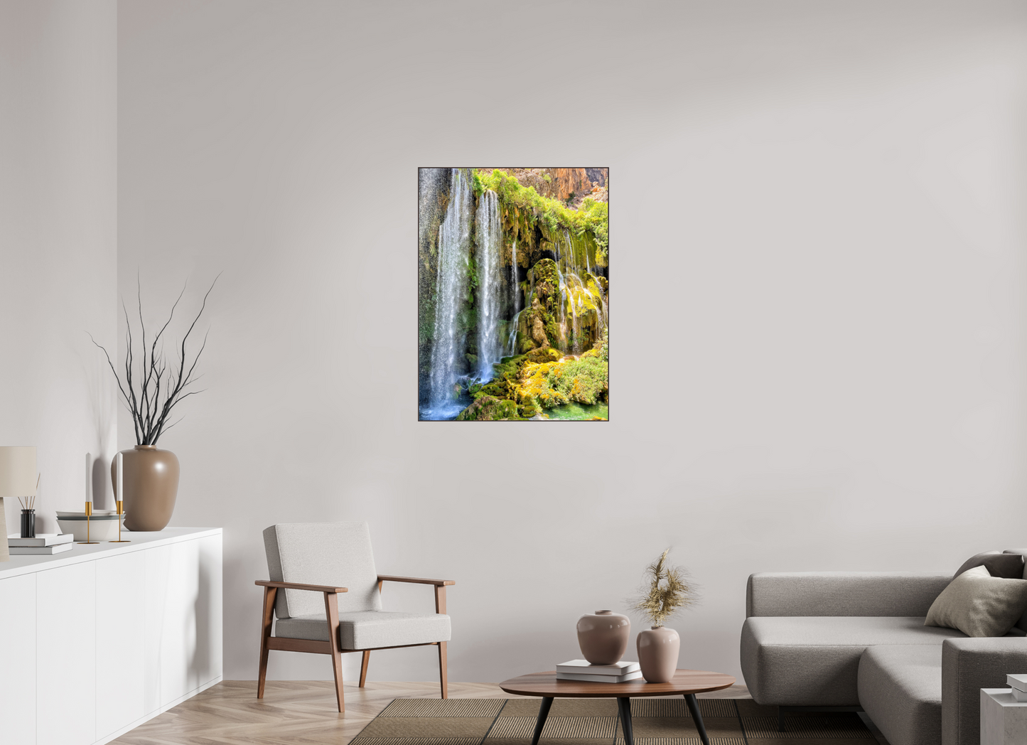 Experience the Power and Serenity of Nature: "The Waterfall" - photo print