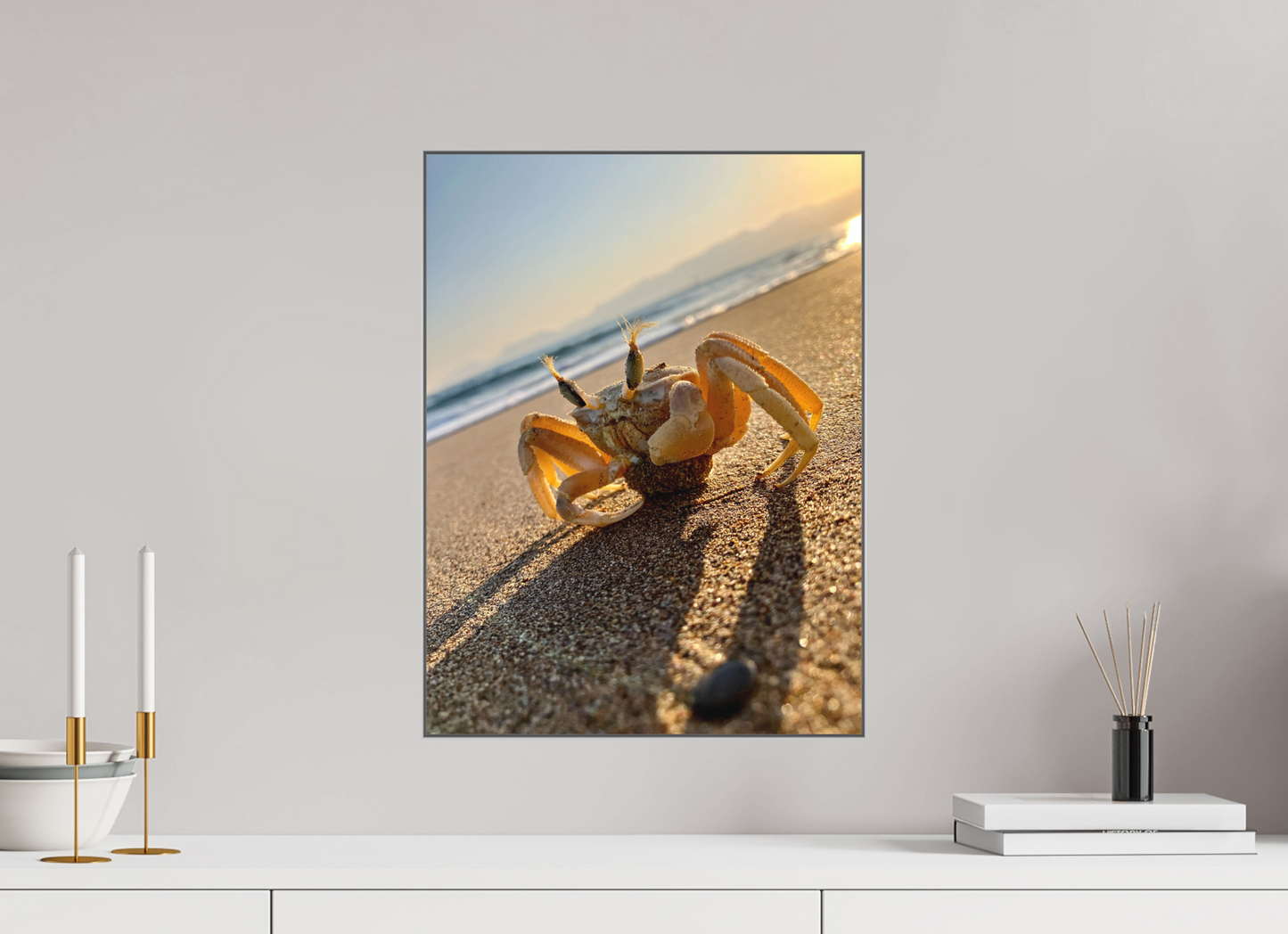 Explore the Intricate World of the Shore: "The Crab" - photo print