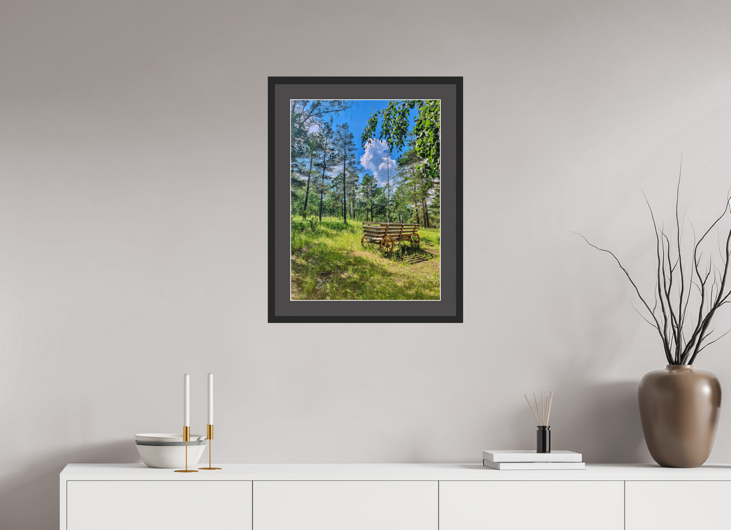 Wheels on Green - photo print