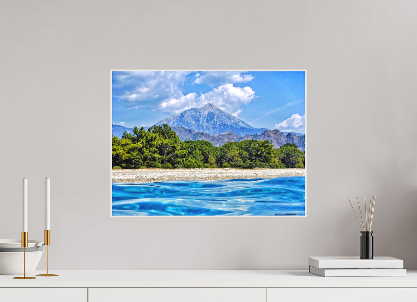 Bring Home the Majesty of the Gods: "The Mount Olympos" Summit - photo print