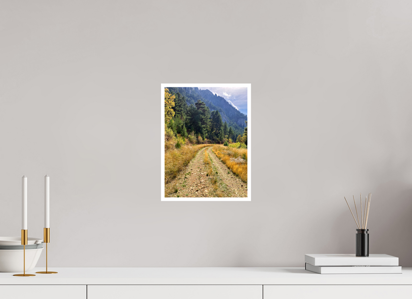 Embrace the Journey: "Down the Trail" - photo print