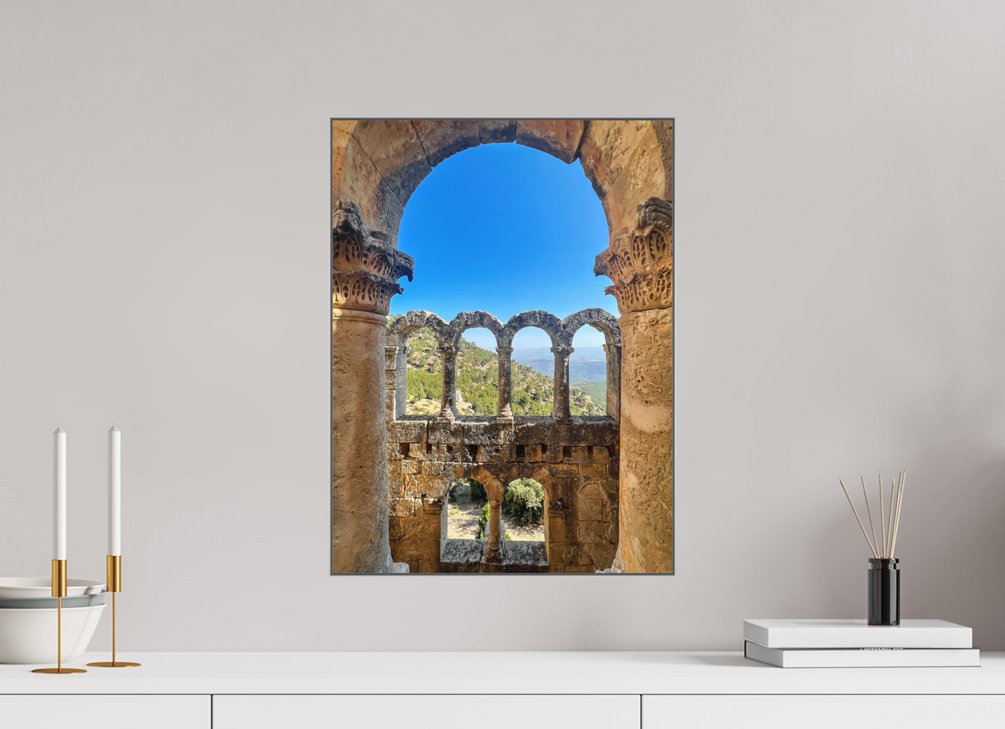 Echoes of History: "The Arches of Alahan Monastery" - photo print