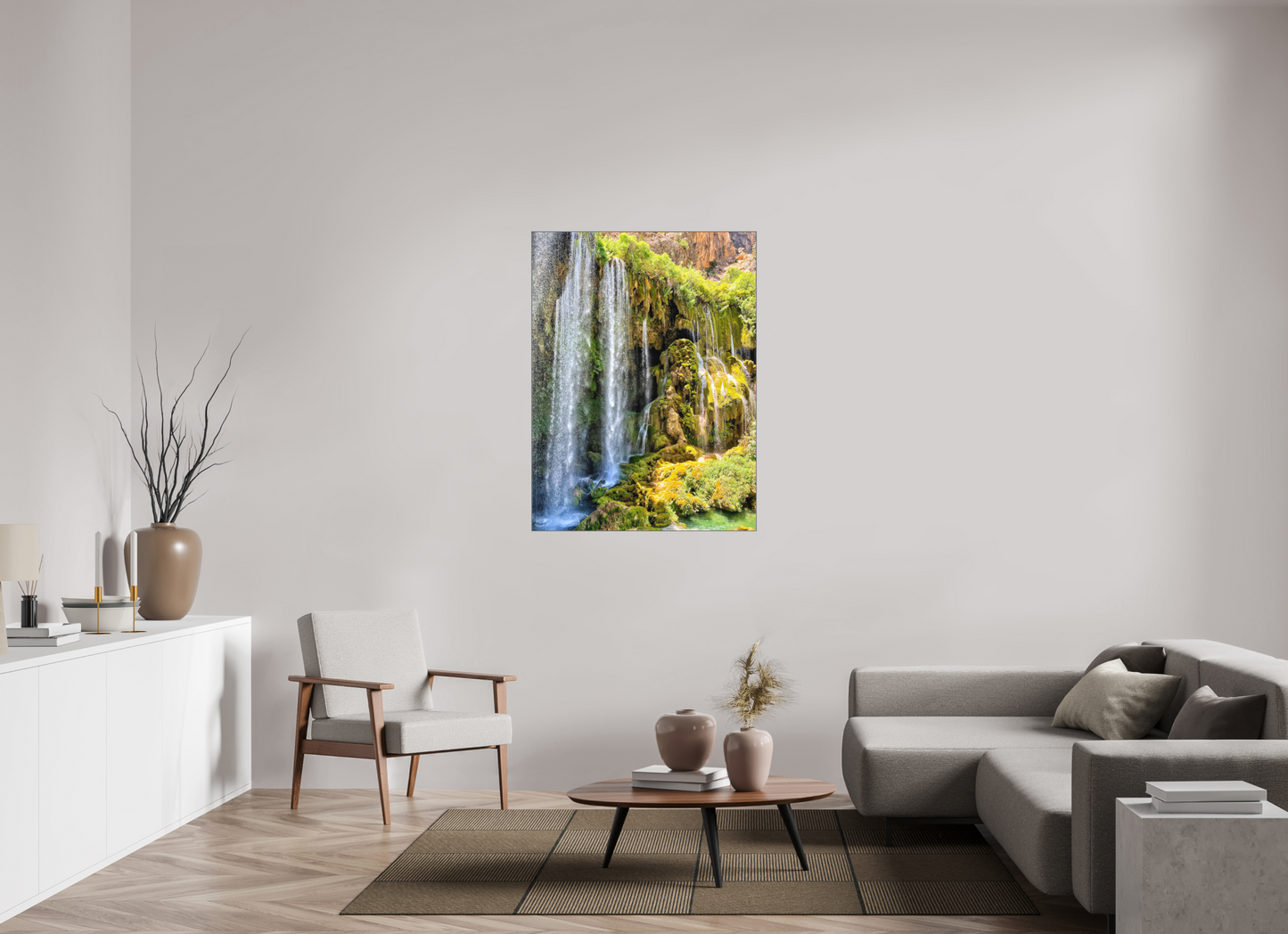 Experience the Power and Serenity of Nature: "The Waterfall" - photo print