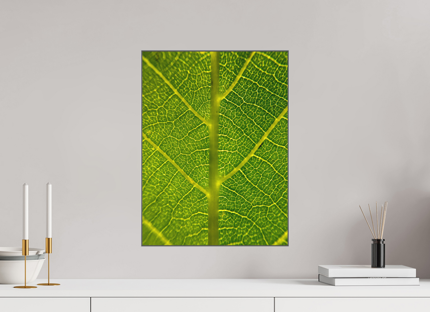 Discover the Beauty in Simplicity: "The Leaf" - photo print